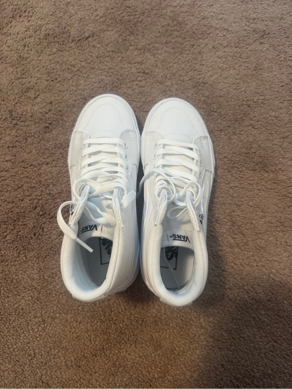 Vans Sk8-Hi High Top Sneakers - White - Picture 5 of 6